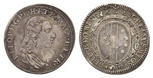 obverse: FIRENZE. Pietro Leopoldo  di Lorena (1765-1790). Mezzo Paolo 1788 Ag (2,58 g). MIR 390/1. MB-BB