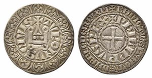 obverse: FRANCIA. Filippo IV (ca. 1305). Grosso Tornese Ag (3,97 g). BB