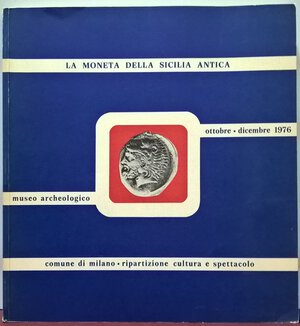 obverse: ARSLAN E. – La moneta della Sicilia antica. Catalogo delle Civiche Raccolte Numismatiche di Milano. Milano, 1976. pp. XXIII + 68, tavv. 52