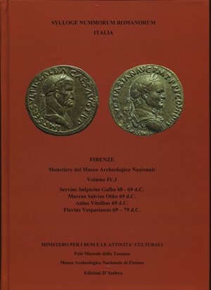 obverse: BANI S. -  Sylloge Nummorum Romanorum. Italia. IV, 1. Galba - Vespasianus. Bari, 2020.  pp. 150, ill nel testo a colori. ril. ed ottimo stato.
