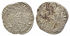 obverse: MILANO. Galeazzo II Visconti (1355-1378). Pegione Ag (2,44 g). MIR 108 R2. MB-BB