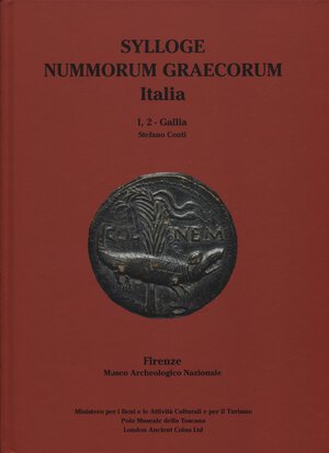 obverse: CONTI  S. - Sylloge Nummorum Graecorum  Italia. vol. I, 2 - Gallia. Firenze, 2021.  pp. 122, ill. nel testo. ril ed. otimo stato.