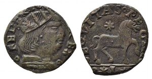 obverse: NAPOLI. Ferdinando I d Aragona (1458-1494). Cavallo Cu (1,71 g). MIR 84/17. SPL
