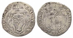 obverse: PESARO. Guidobaldo II della Rovere (1538-1574). Paolo Ag (2,50 g). Cav.130. MB