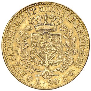 reverse: SAVOIA - REGNO DI SARDEGNA. Carlo Felice (1821-1831)