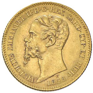obverse: SAVOIA - REGNO DI SARDEGNA. Vittorio Emanuele II (1849-1861)