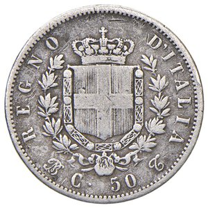 reverse: REGNO D ITALIA. Vittorio Emanuele II (1861-1878)