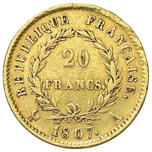 reverse: FRANCIA. Napoleone I (Primo Impero, 1804-1814)