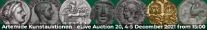Banner Artemide eLive Auktion 20