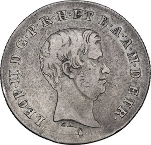 obverse: Italy .  Leopoldo II di Lorena (1824-1859). Paolo 1843, Firenze mint