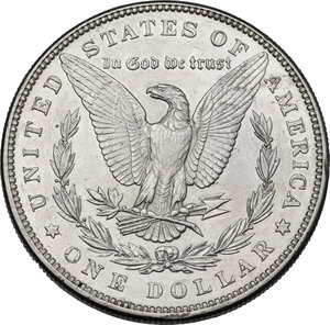 reverse: USA. AR Morgan Dollar 1885