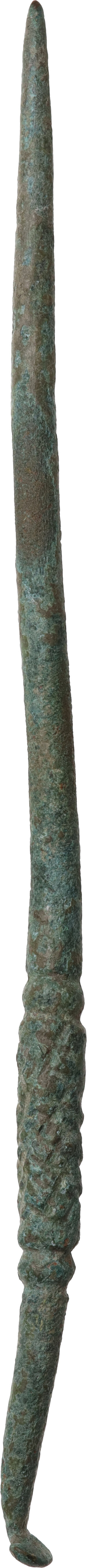 obverse: Bronze tool.  Roman period, 1st-3rd centuries AD
