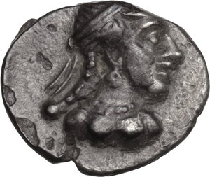 reverse: Cilicia, Tarsos.  Datames, satrap of Cilicia and Cappadocia (384-361 BC).. AR Obol