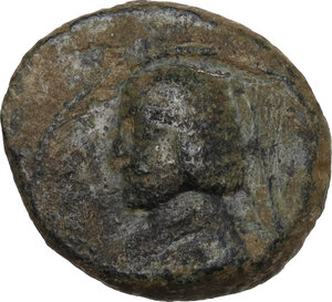 obverse: Kings of Parthia.  Mithradates IV (c. 57 - 53 BC). AE Tetrachalkon, Ekbatana mint