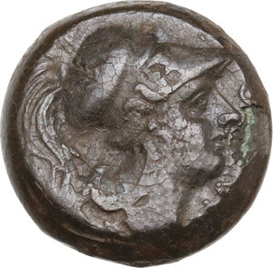 obverse: Anonymous. AE Litra, 269 BC