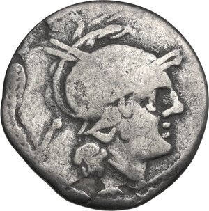 obverse: Anonymous. Quinarius, uncertain Campanian mint (Cales?), 214 BC