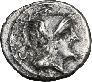 obverse: Anonymous. Sestertius, Capua mint, late summer 216 BC