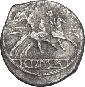 reverse: Anonymous. Sestertius, Capua mint, late summer 216 BC