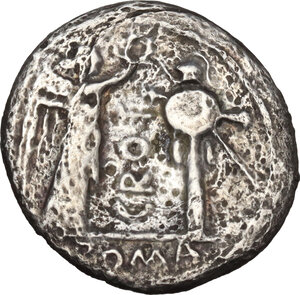 reverse: CROT series.. AR Victoriatus, 211-208 BC