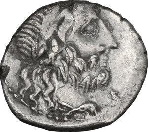 obverse: Anonymous. Victoriatus, uncertain Campanian mint (?), 203-202 BC