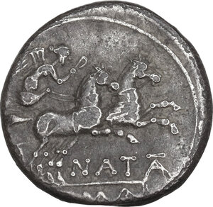 reverse: Pinarius Natta. Denarius, 149 BC