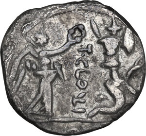 reverse: T. Cloulius. Quinarius, 98 BC