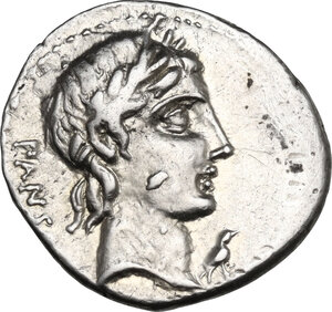 obverse: C. Vibius Pansa. AR Denarius, 90 BC