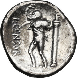 reverse: L. Marcius Censorinus. Denarius, Rome mint, 82 BC