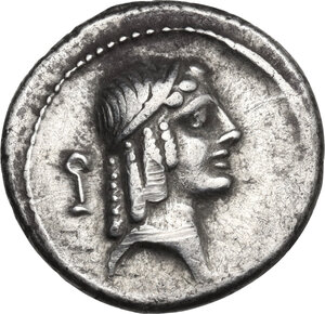 obverse: C. Piso Frugi. Denarius, Rome mint, 67 BC