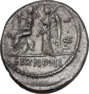 reverse: M. Nonius Sufenas. Denarius, circa 59 B.C