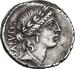 obverse: Mn. Acilius Glabrio. Denarius, Rome mint, 49 BC