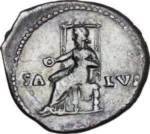 reverse: Nero (54-68).. AR Denarius, 67-68