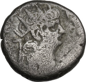 obverse: Nero (54-68).. BI Tetradrachm, Alexandria mint (Egypt)