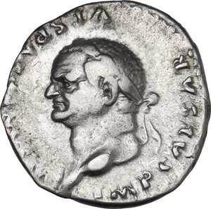 obverse: Vespasian (69 -79).. AR Denarius, 76 AD