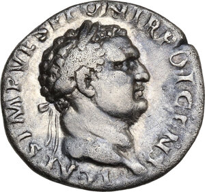 obverse: Titus as Caesar (69-79).. AR Denarius. Struck under Vespasian, 73 AD