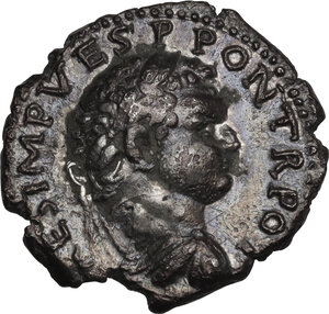 obverse: Titus as Caesar (69-79).. AR Denarius, Antioch (Pisidia) mint, 72-73
