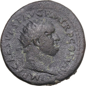 obverse: Titus (79-81).. AE Dupondius, 80-81