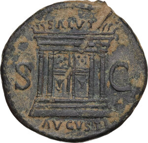 reverse: Domitian (81-96).. As, circa 84 AD