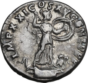 reverse: Domitian (81-96).. AR Denarius, 90-91