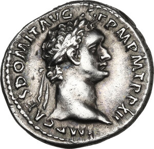 obverse: Domitian (81-96).. AR Denarius, 92-93