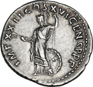 reverse: Domitian (81-96).. AR Denarius, 92-93