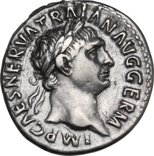 obverse: Trajan (98-117).. AR Denarius, 98-99