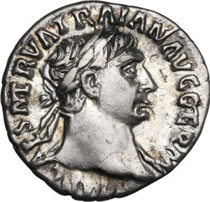 obverse: Trajan (98-117).. AR Denarius, 101-102