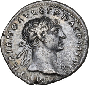 obverse: Trajan (98-117).. AR Denarius. “Dacia Capta” commemorative, 108-109