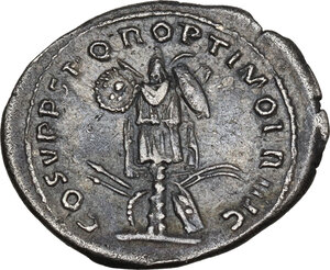 reverse: Trajan (98-117).. AR Denarius, 107-108