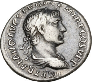 obverse: Trajan (98-117).. AR Denarius, 103-107