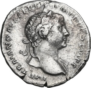 obverse: Trajan (98-117).. AR Denarius, 112-114