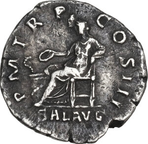 reverse: Hadrian (117-138).. AR Denarius, 119-120