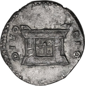 reverse: Divus Antoninus Pius (138-161). AR Denarius, 138 AD