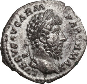 obverse: Lucius Verus (161-169).. AR Denarius, 165-166